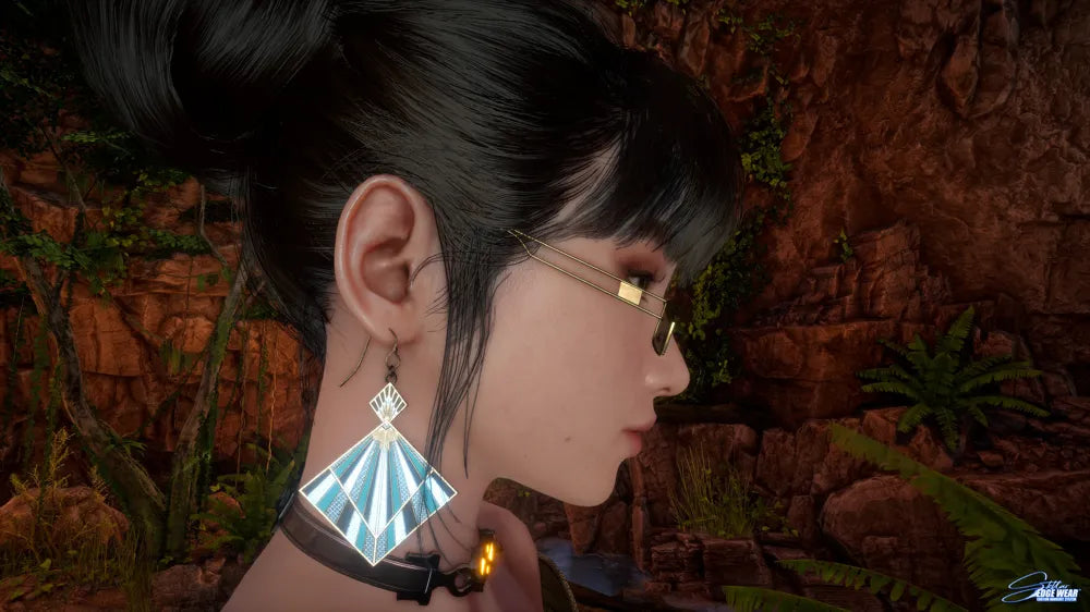 Stellar Blade Eve Radiation Pendulum Earring