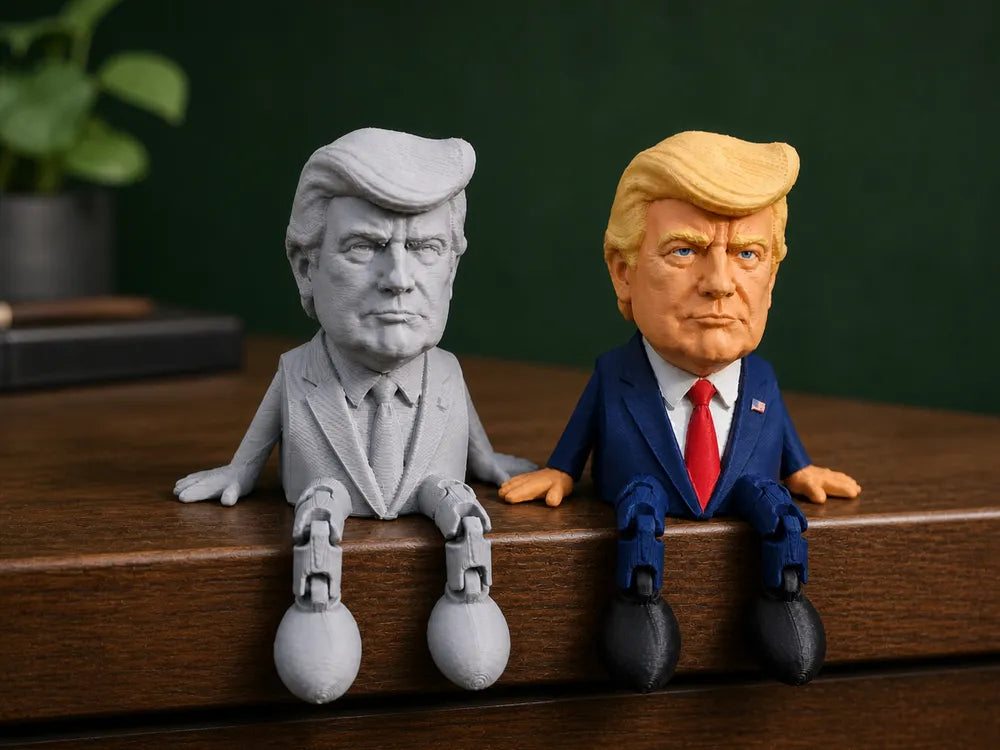 Trump Flexy Poseable Figurine – 3D Printed Fun Political Collectible