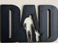 3D DAD Sign – Father & Child Silhouette