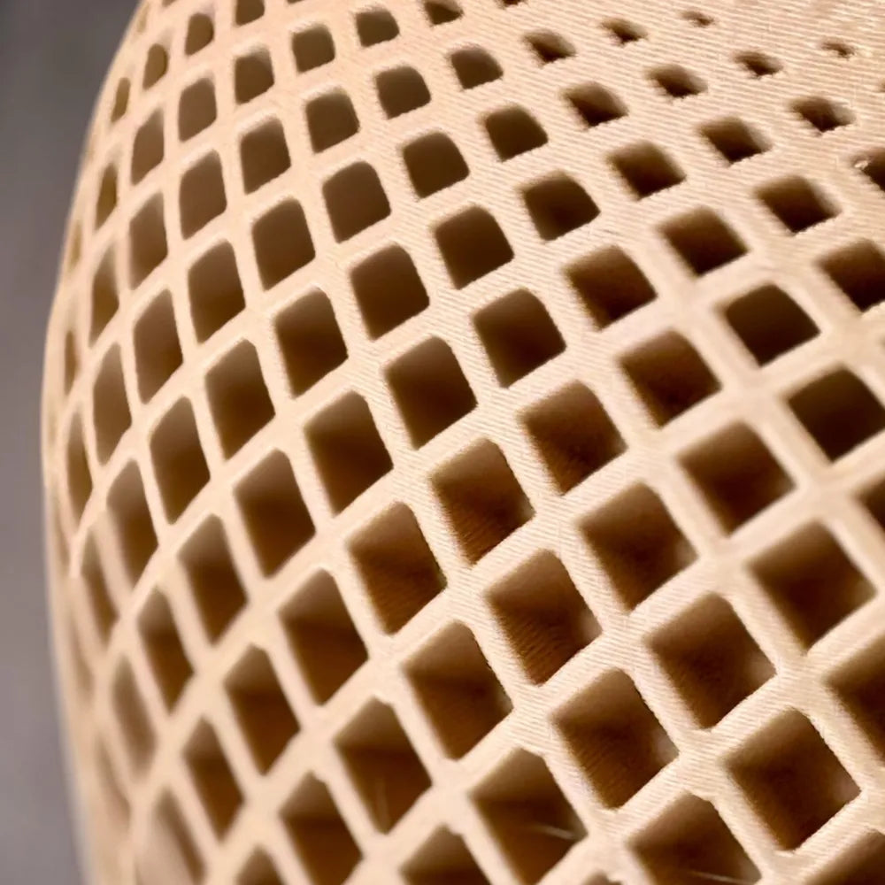 Phobos Vase – 3D Printed Space-Inspired Crater Texture Sculptural Vase