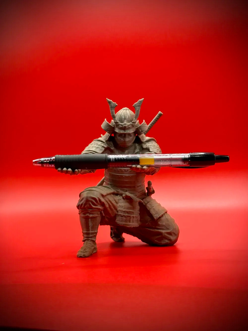 The Samurai Pen Holder - Custom Desk Decor