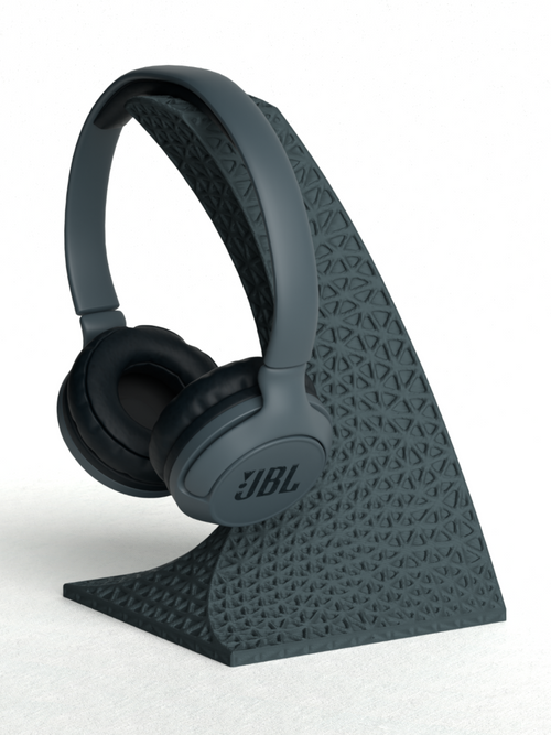 Aesthetic Headset Stand – 3D Printed Gaming Headphone Cradle