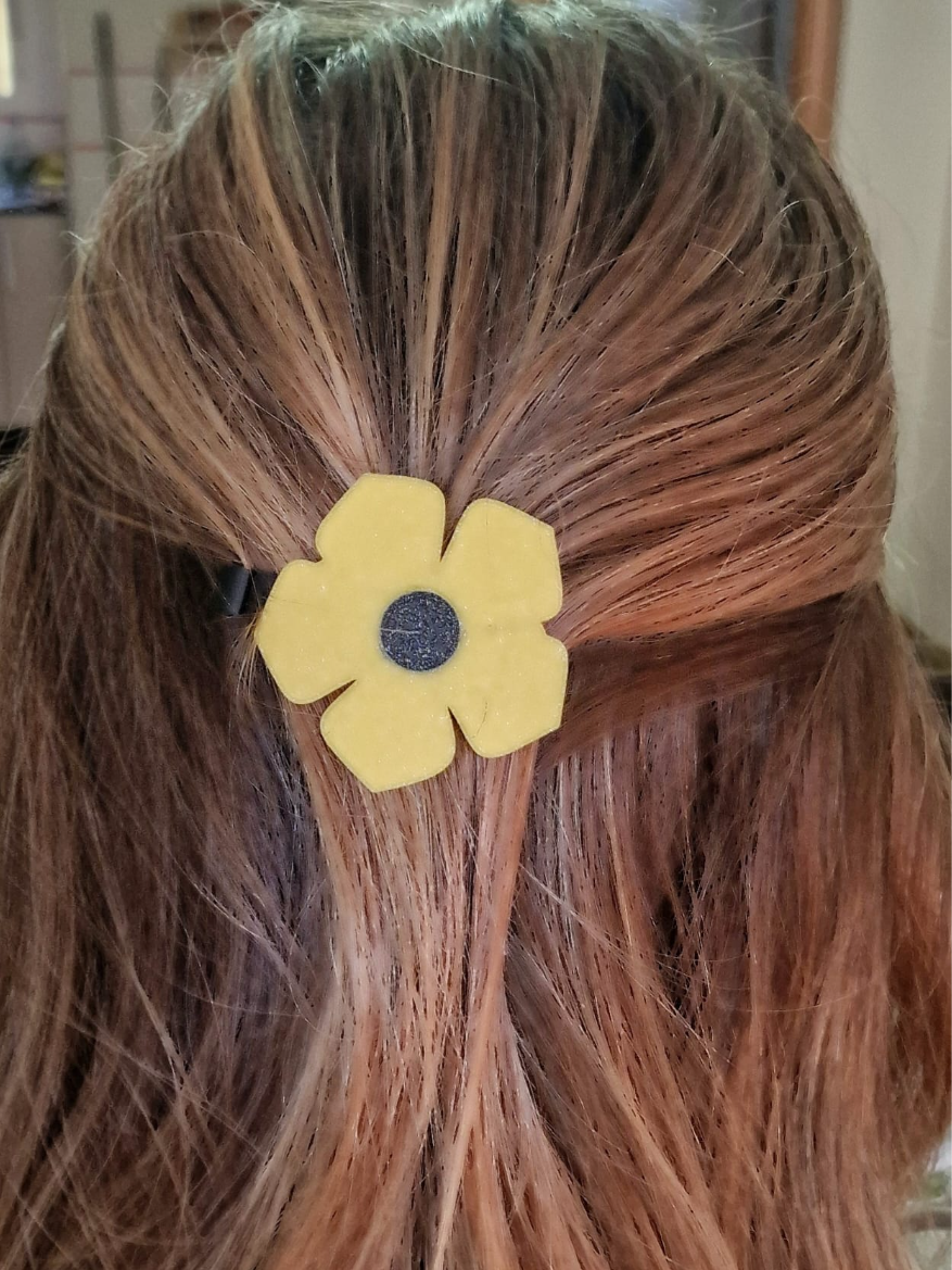 Flower Brooches – 3D Printed Floral Fashion Statement Pin