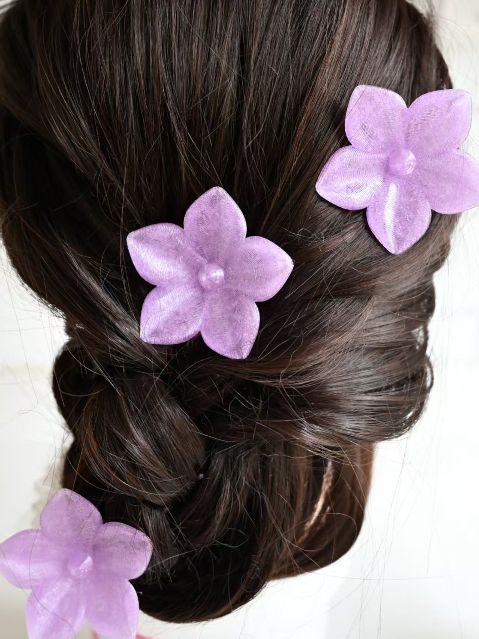 Flower Hair Clips – 3D Printed Floral Hair Accessories