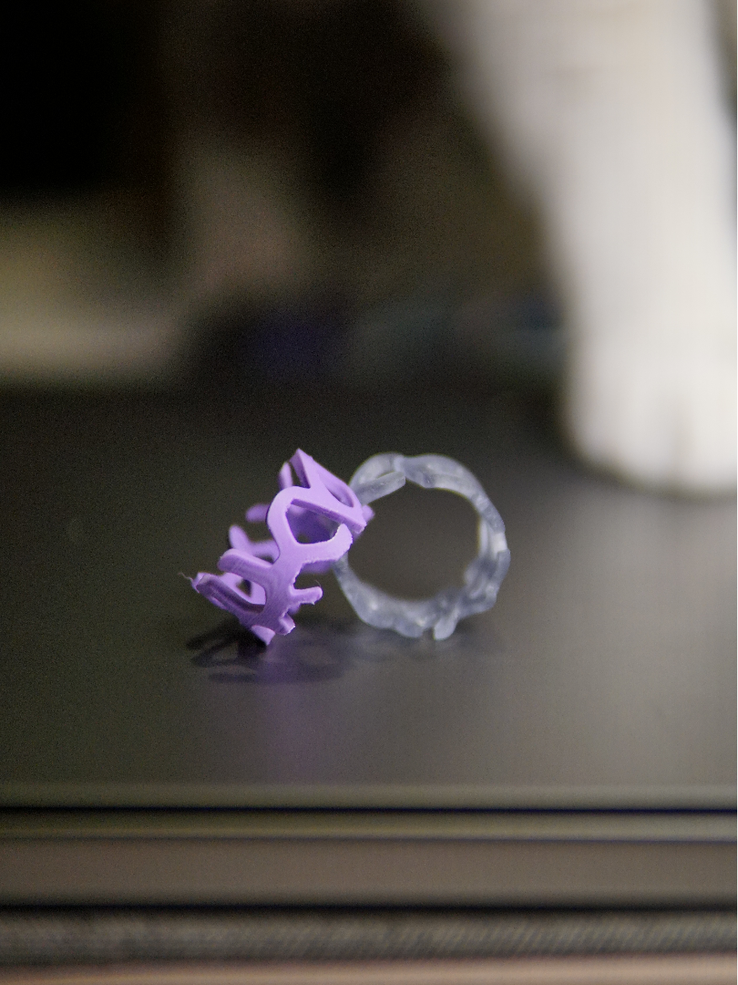 Modern Designer Rings – 3D Printed Fashion Statement Jewellery
