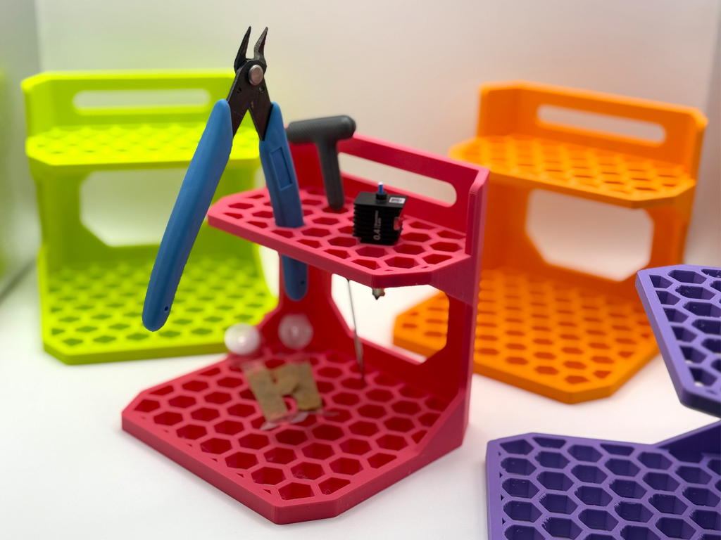 Workshop Tool Holder – 3D Printed Compact Workspace Organiser