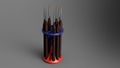 Art Paint Brush Holder – 3D Printed Creative Studio Stand