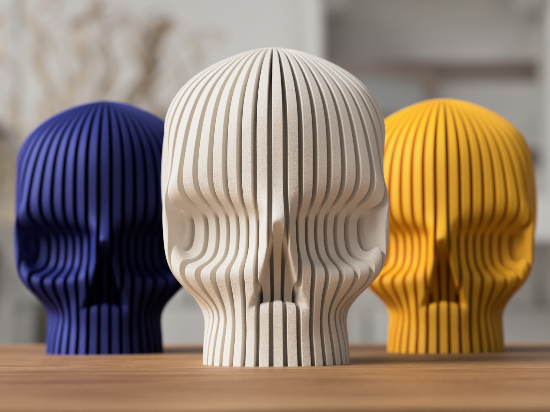 Halloween Spooky Figures – 3D Printed October Celebration Decor