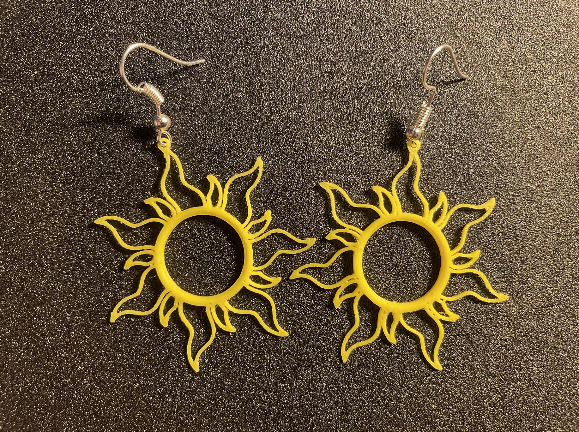 Sun Stud Earrings – 3D Printed Lightweight Fashion Jewellery