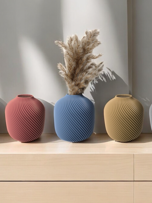 Artistic Decor Pots – 3D Printed Bold Statement Planters
