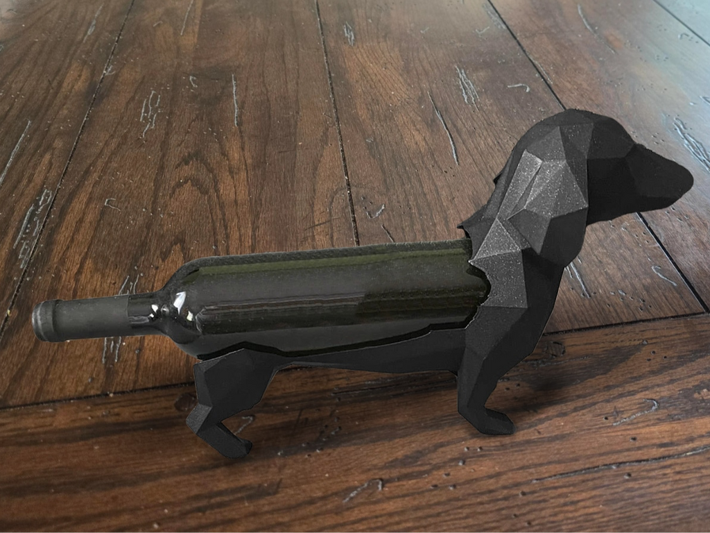 Wine Bottle Holder – 3D Printed Stylish Display Stand