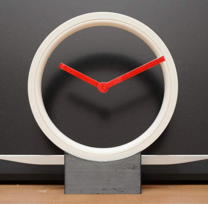Hollow Clock – 3D Printed Mechanical Kinetic Desk Clock