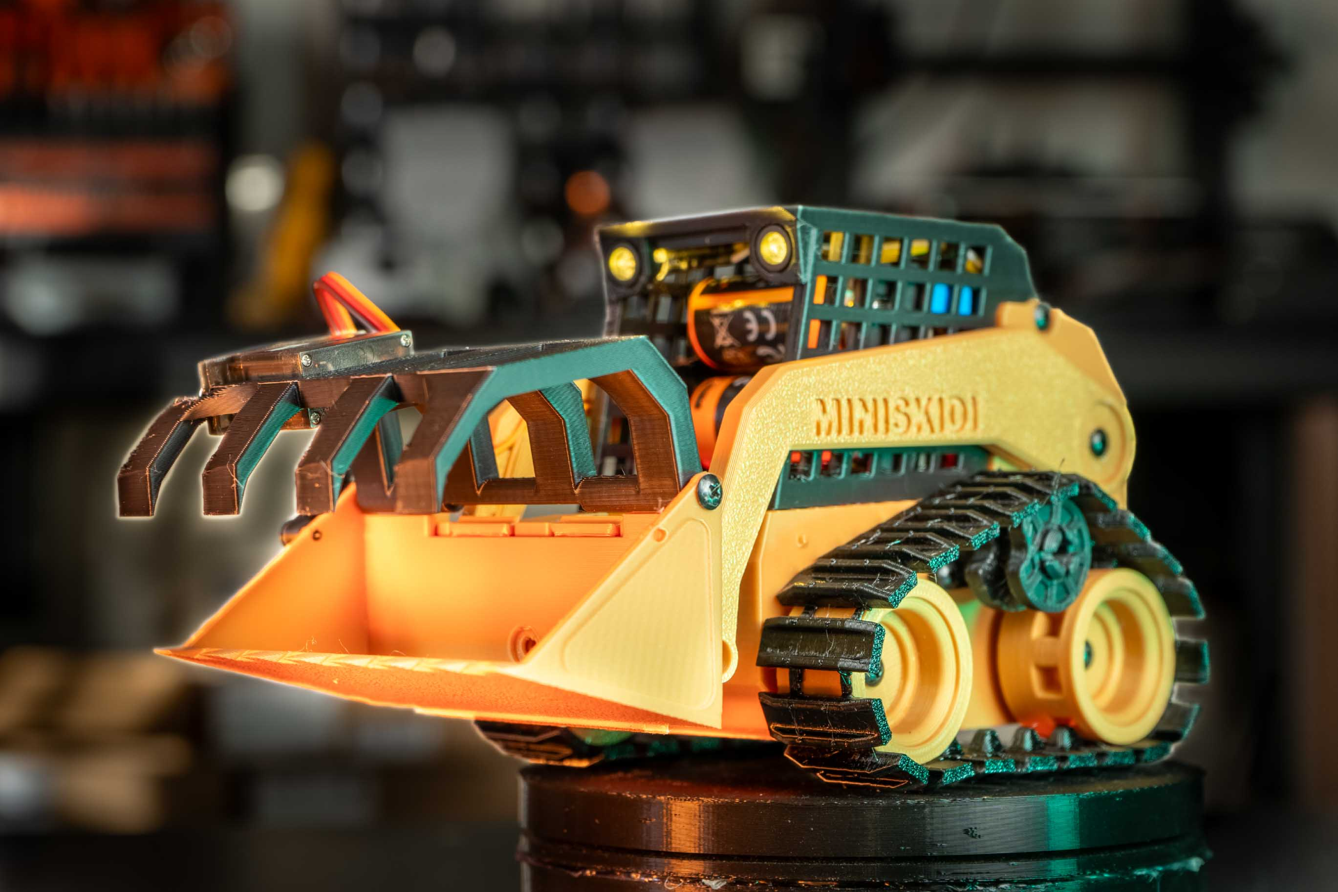 Kids Bulldozer Toy – 3D Printed Construction Vehicle Playset