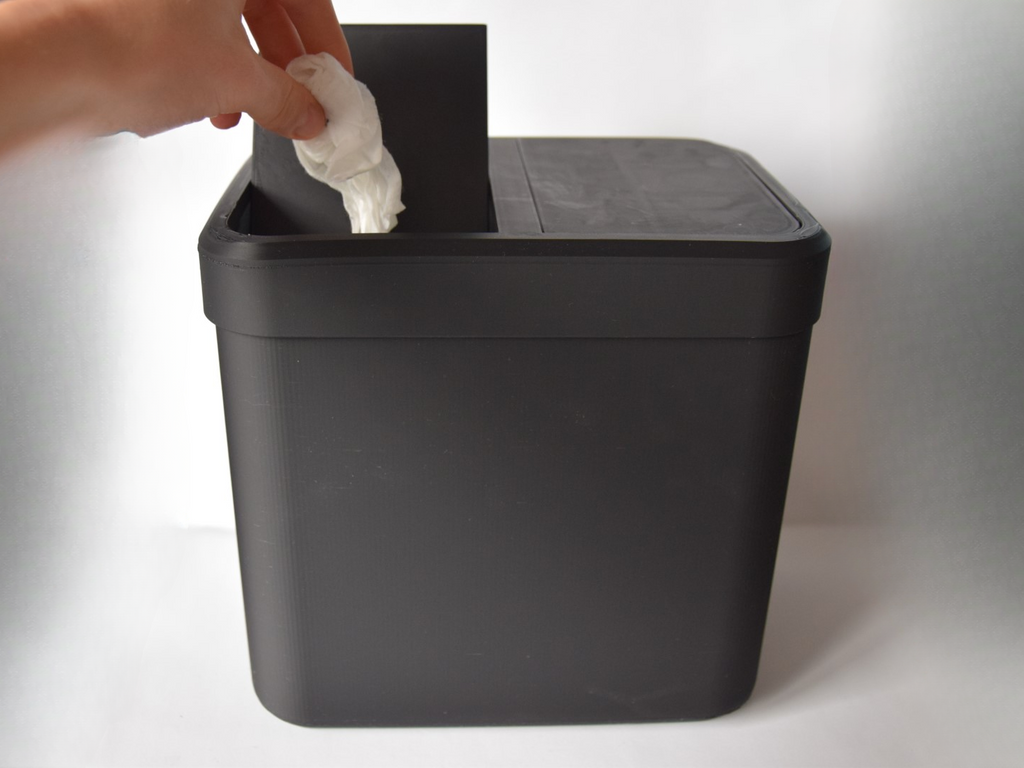 3D printed Mini waste bin by FOFUS