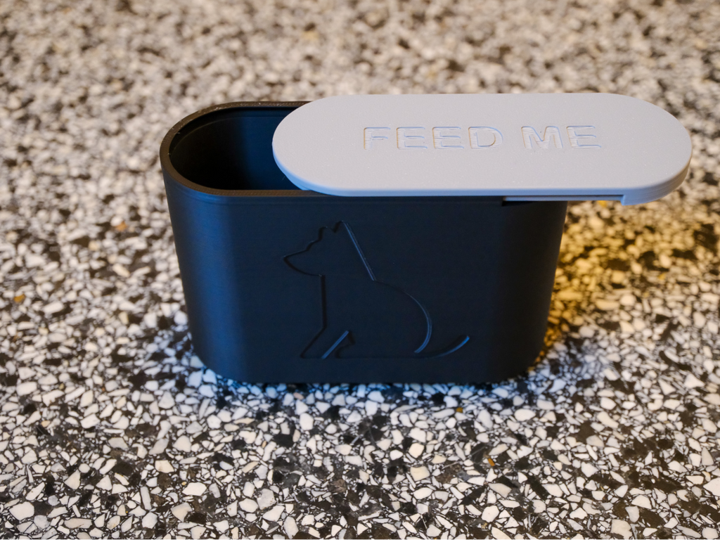 3D printed Pet food storage box by FOFUS