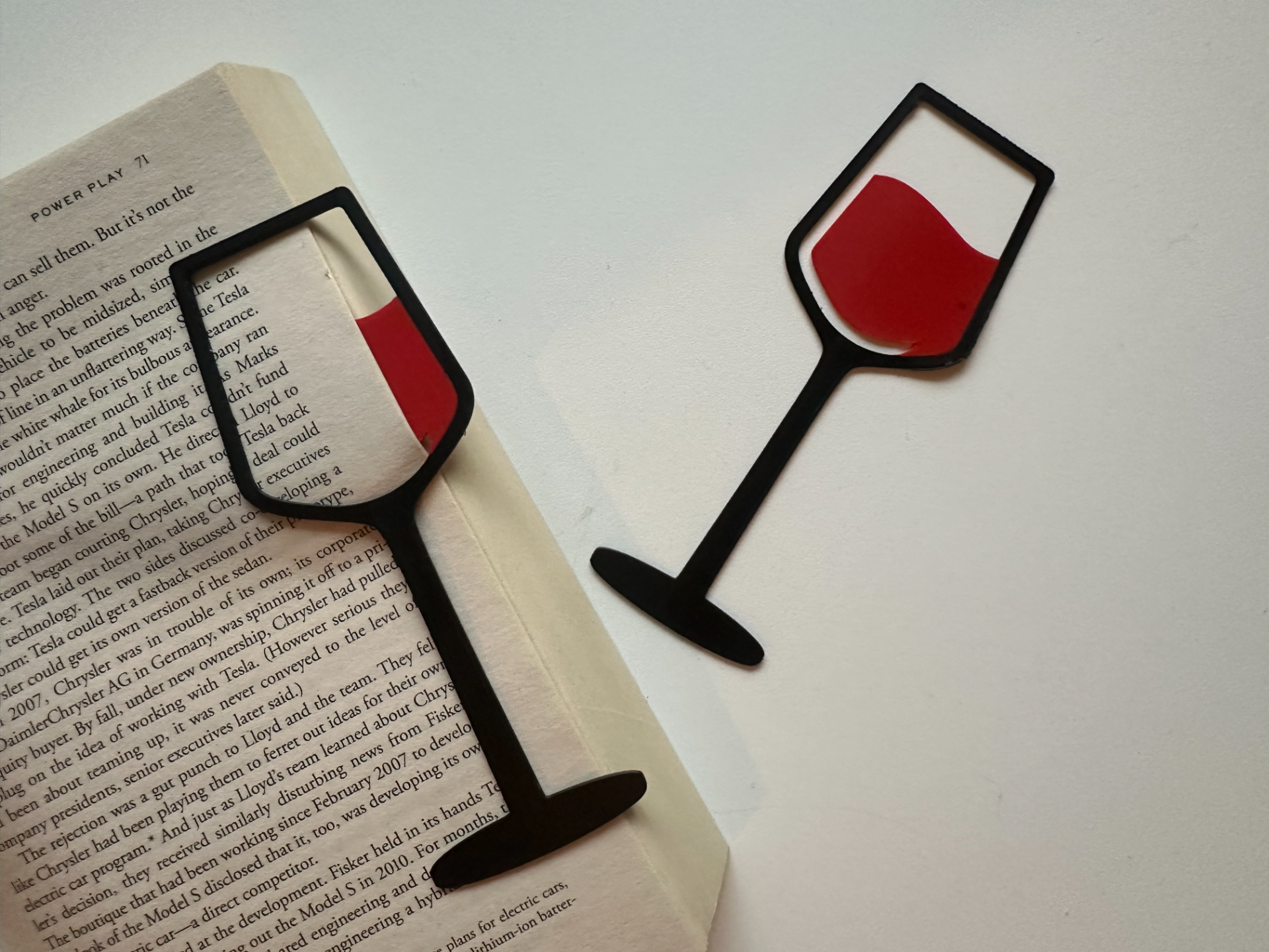 3D printed Wine book marker by FOFUS