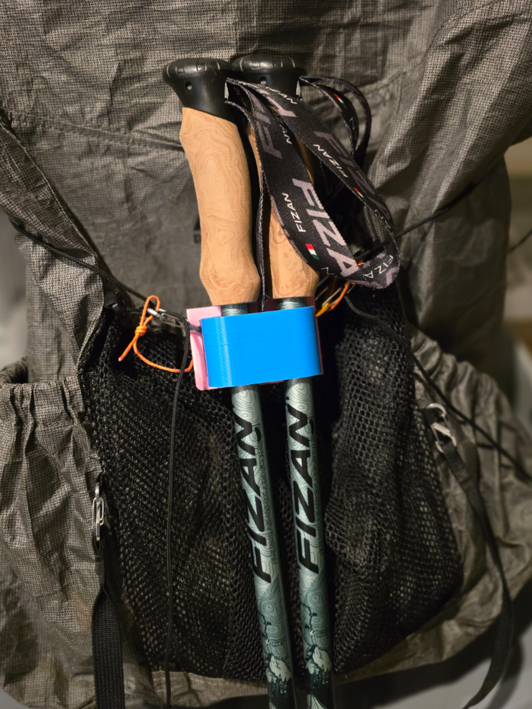 3D printed Trekking Pole Mount by FOFUS