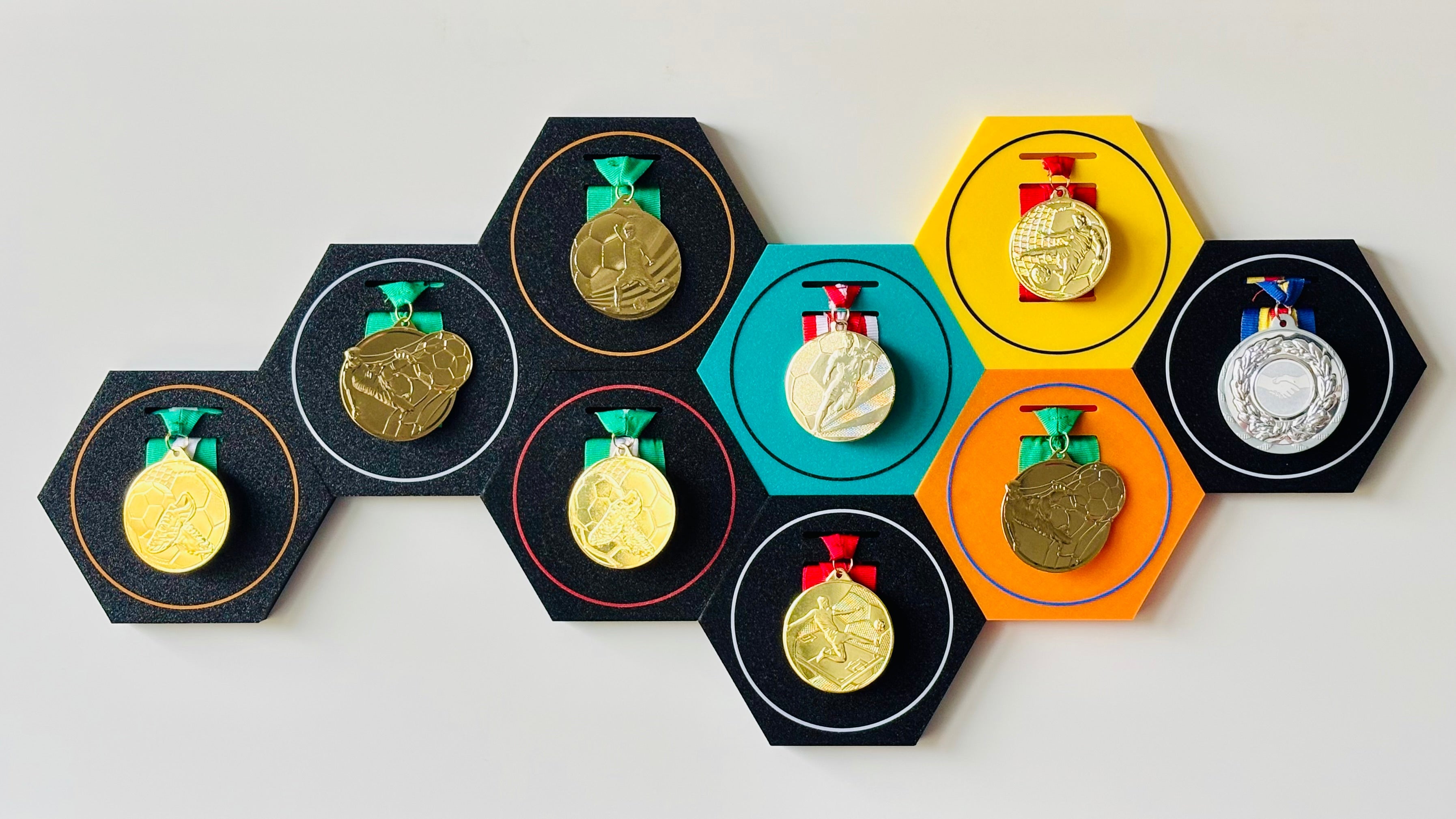 3D printed Wall mounted medal holder by FOFUS