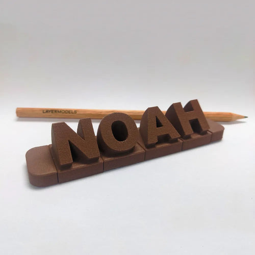 3D Name from Letters — Standard Font | 3D Printed
