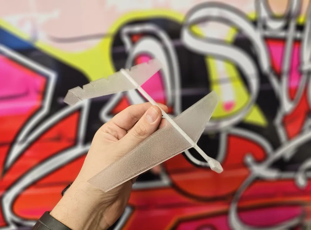 Speed Glider Foam Toy – 3D Printed Aerodynamic Flying Plane for Kids