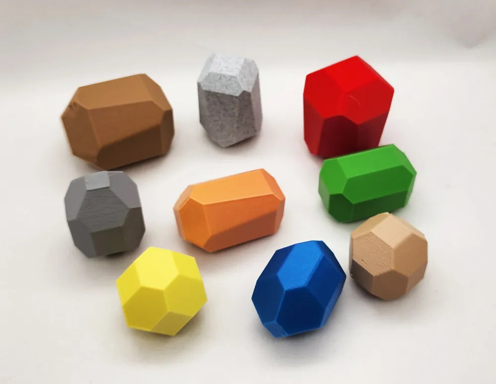 Sorting Stacking Rocks Balancing Toy – 3D Printed Developmental Toy