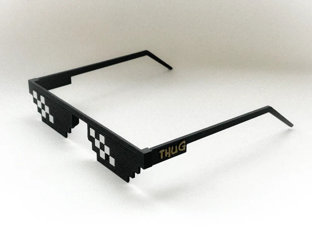 Thug Life Glasses – 3D Printed Iconic Meme Wearable Novelty Accessory