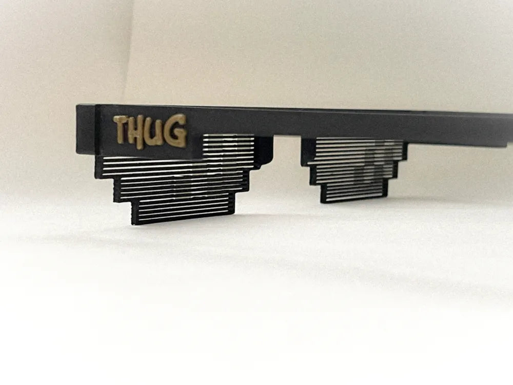 Thug Life Glasses – 3D Printed Iconic Meme Wearable Novelty Accessory