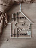 Home Sweet Home Decor Sign – 3D Printed Warm Housewarming Gift