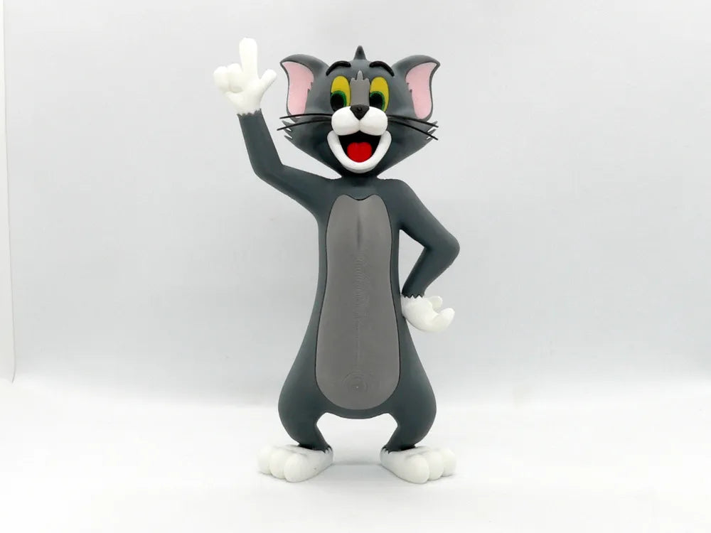 Tom Cat Tom and Jerry Figurine – 3D Printed Classic Cartoon Collectible