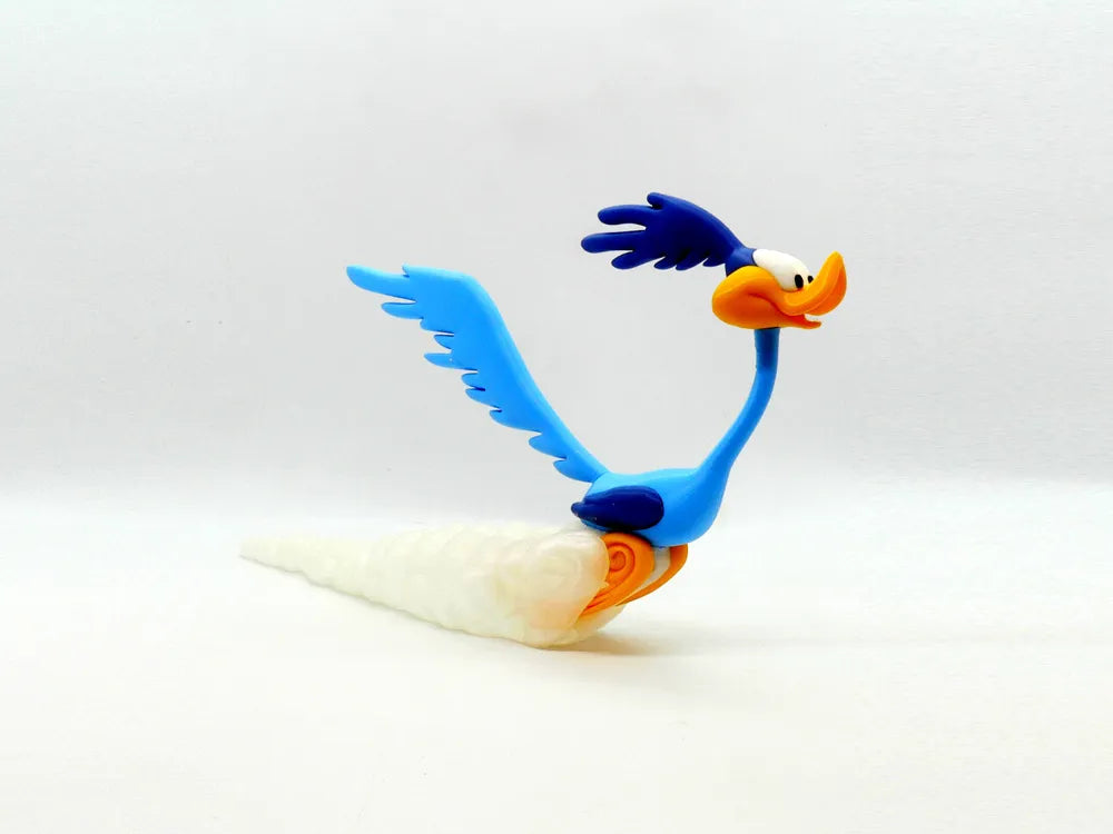 Road Runner Figurine – 3D Printed Looney Tunes Classic Cartoon Collectible