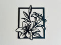 Lily Wall Art Decoration – 3D Printed Floral Botanical Wall Piece