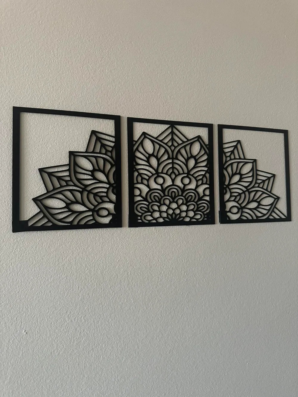 Mandala Wall Art – 3D Printed Sacred Geometry Layered Wall Sculpture