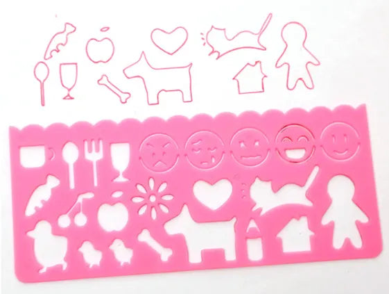 Montessori Drawing Stencils – 3D Printed Educational Art Kit for Kids