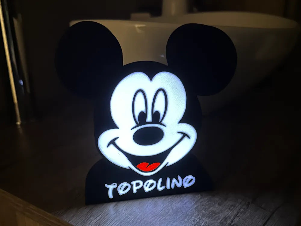Mickey Mouse LED Lightbox Lamp – Disney Magic Room Decor