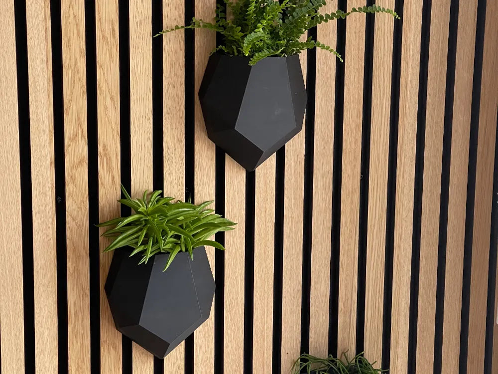 Self-Watering Wall Vase for Acoustic Panels – 3D Printed Smart Planter