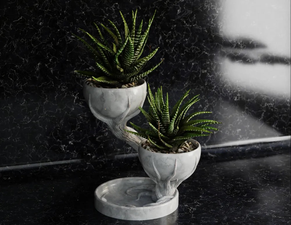 Double Tree Pot