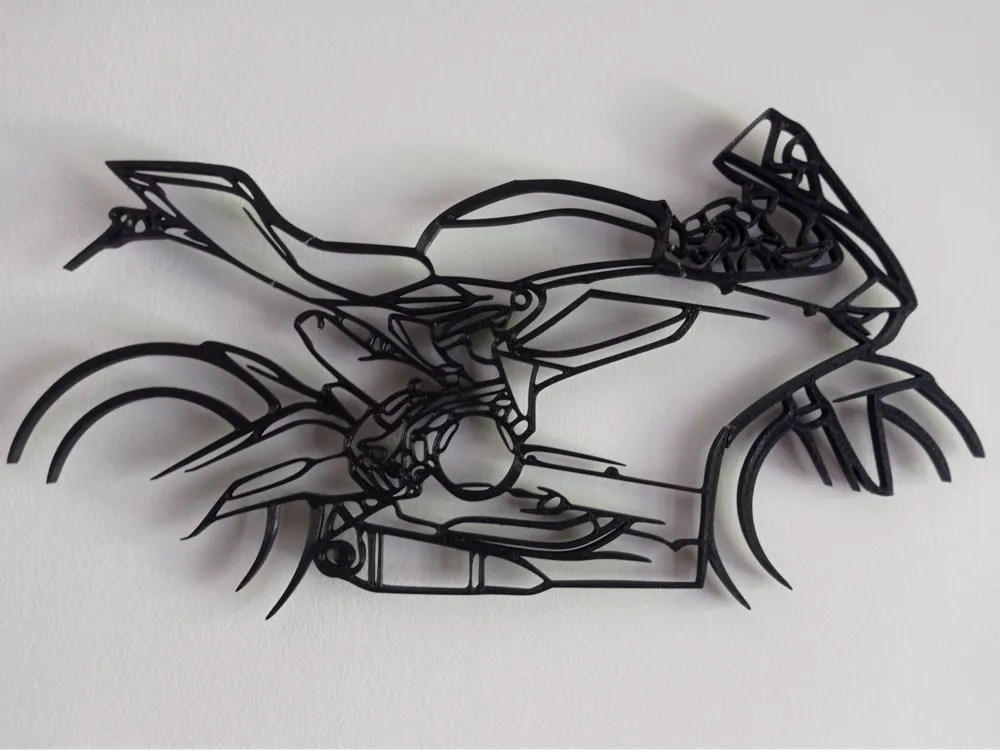 Motorbike Wall Art 40cm