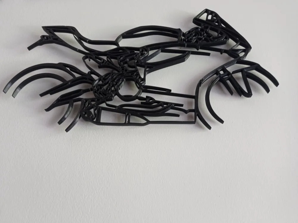 Motorbike Wall Art 40cm