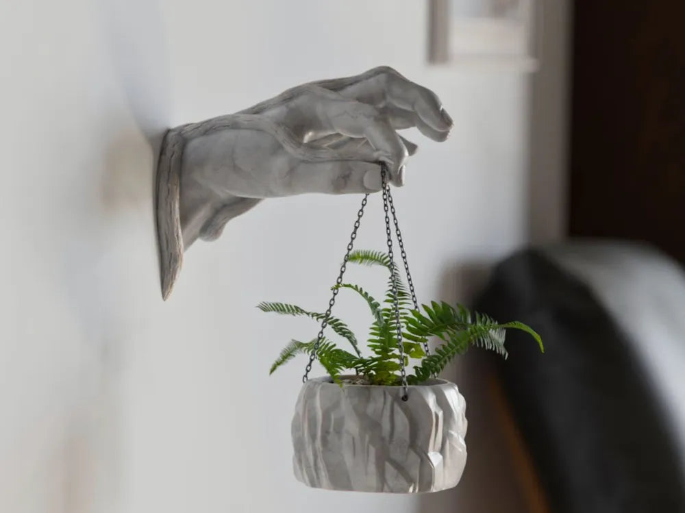 Wall Hand Flower Pot