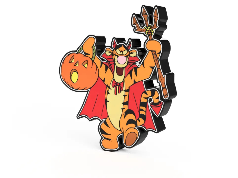 Tigger Halloween Lightbox – Bouncy Spooky Disney LED Decor