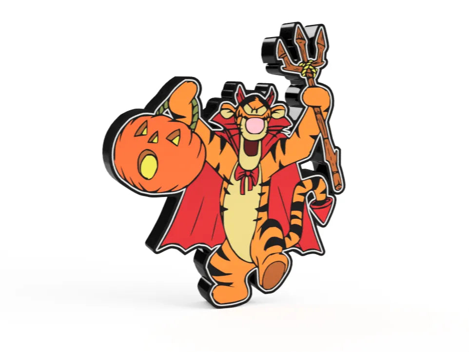 Tigger Halloween Lightbox – Bouncy Spooky Disney LED Decor
