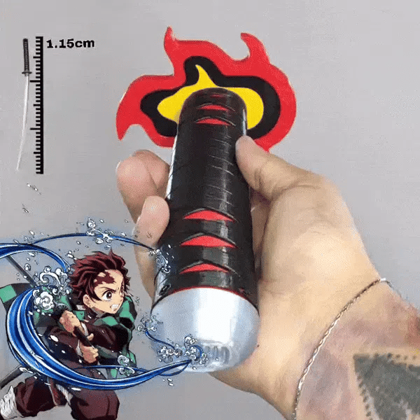 Anime Katana Collection – 3D Printed Decorative Sword Set