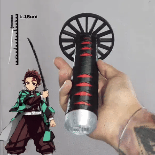 Anime Katana Collection – 3D Printed Decorative Sword Set