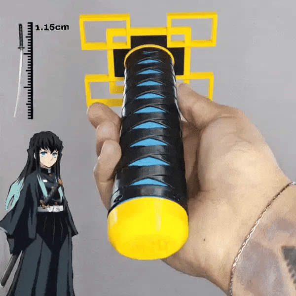 Anime Katana Collection – 3D Printed Decorative Sword Set
