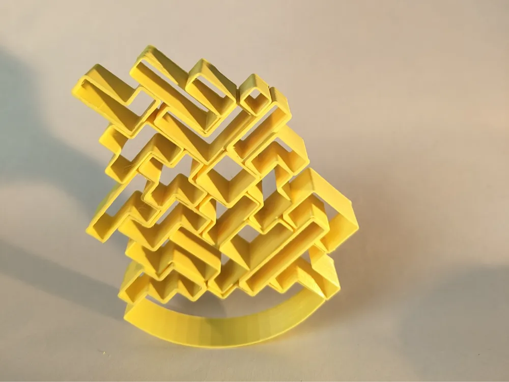 Cubic Tower Puzzle – 3D Printed Balancing Block Stacking Game