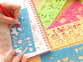 Montessori Drawing Stencils – 3D Printed Educational Art Kit for Kids