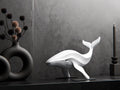 Whale Decorative Sculpture – 3D Printed Coastal Ocean Home Decor