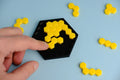 Bee Honeycomb Puzzle – 3D Printed Nature-Inspired Brain Teaser