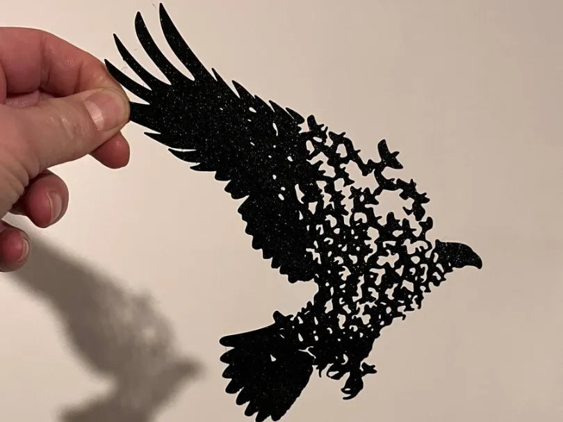 Wall Art Birds – 3D Printed Graceful Bird Wall Sculpture
