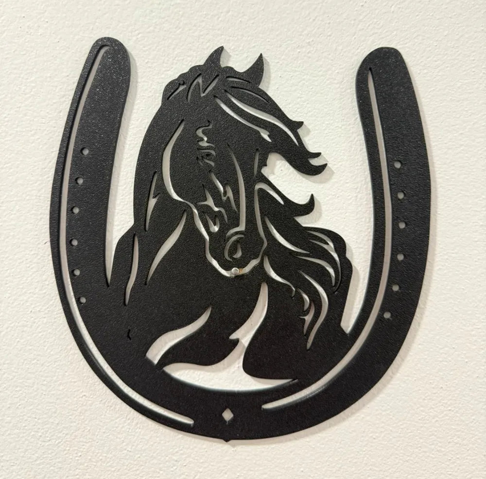 Horse in a Horseshoe – Wall Art